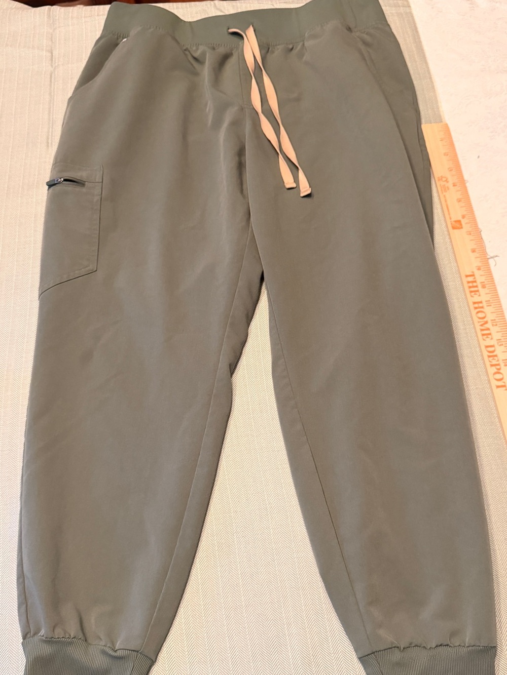 FIGS Zamora Petite Jogger Scrub Pants Moss Green XL